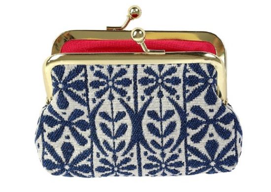 Immagine di Portamonete Artebene  Ikat Blu