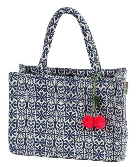 Immagine di Borsa Artebene Ikat blu