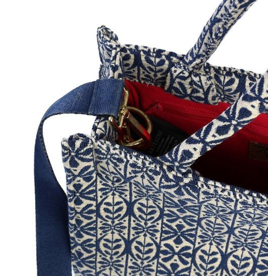 Immagine di Borsa Artebene Ikat blu