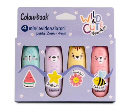 Immagine di Set Evidenziatori Colourbook Wilde & Cute
