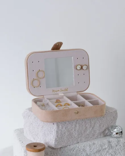 Immagine di Portagioie Brigitte Maison Scarlett beige