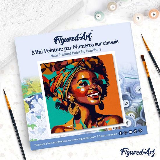 Immagine di Figured'art Reine Africaine Pop Art